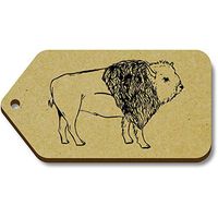 Azeeda 10 x 'Buffalo' 66mm x 34mm Gift Tags (TG00004749)
