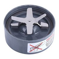 Replacement Extractor Blade, 600/900W Replacement Cross Extractor, Stainless Steel Blade Base Fits for NutriBullet Blender (900W)