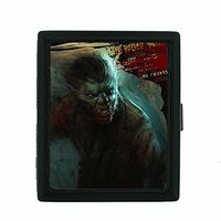 Perfection In Style Metal Cigarette Case Vintage Monsters Design 012