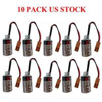 3.6V 1200mAh ER3V PLC Li Battery for Omron Toshiba Instrument Power US Stock (Pack of 10)