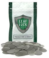 Leaf Lock Gear Premium Stainless Steel Tobacco Pipe Screen Filters - 3/4" (.75) (250)