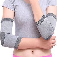 Compression Tennis Elbow Brace Support - Luwint Breathable Elbow Sleeve for Golf Basketball Sports Weightlifting Arthritic, 1 Pair
