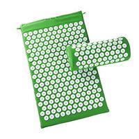 PinnacleT1 Acupressure Mat - Memory Foam Yoga Mat Nails Massage Pillow Pad for Back/Neck Pain Relief and Muscle Relaxation,Great Carry Bag for Chair, Bed, Travel