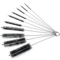 GZQ Cleaning Brush Nylon Multipurpose Cleaning Brush Set 10 for Drinking Straws, Glasses, Keyboards, Jewelry, Tubes, Jars