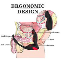 Rechargeable Vibrating Stimulator Plug 7 Stimulation Patterns, Male Postate Massager for Man Wireless Remote Control
