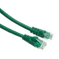Cat5e Ethernet Patch Cable, Snagless/Molded Boot, 1.5 Feet, Green, Pack of 20 (ED897507)