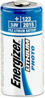 Energizer Lithium Battery, CR123A, 3V, Single