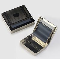 Cigarette Rolling Machine Tobacco Roller Maker Storage Box(Silver)