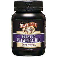 Barlean's Organic Oils Organic Evening Primrose Oil, 120 softgels/1300 mg ea. Bottle
