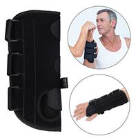 Wrist-Thumb Splint, Lightweight Breathable Right and Left Forearm Splint Wrist Brace Support Band with Adjustable 3 Straps for Sports, Sprains, Arthritis and Tendinitis (Right Hand L)