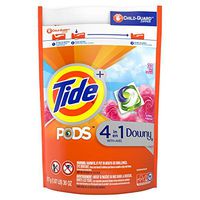 Tide PODS Downy HE Turbo Laundry Detergent Pacs, April Fresh Scent, 32 Count Bag