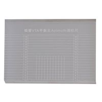 BQLZR 6.6x4.8x0.75cm Acrylic Crystal Vinyl Record Player Tonearm VTA Balance Turntable Cartridge Azimuth Ruler