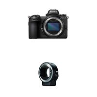 Nikon Z7 FX-Format Mirrorless Camera Body with FTZ Mount Adapter, SD Card & DSLR Camera Bag