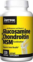 Jarrow Formulas Glucosamine + Chondroitin + MSM -- 120 Capsules ( Multi-Pack)