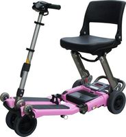 FreeRider USA FR168-4IT Elite Luggie with Charger and Armrest Set, Pink