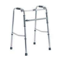 Luckya Folding Walking Aid, Lightweight & Adjustable Mobility Aid for Elderly, Disabled, Handicapped Or Injured, Slip-Resistant Rubber Walker Non-Slip Walking Stick with Hospital