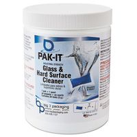 PAK-IT Glass & Hard-Surface Cleaner, Pleasant Scent (20 Paks per Jar) - BMC-Big 555120002240