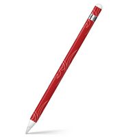 igsticker Ultra Thin Protective Body Stickers Skins Universal Decal Cover for Apple Pencil 1st Generation (Apple Pencil Not Included) 004259 Flower　Illustration　Red