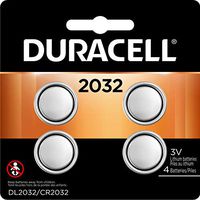 Duracell - 2032 3V Lithium Coin Battery - long lasting battery - 4 count