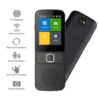 TEEPAO Smart Language Translator Device, 137 Languages Two-Way Real Time WiFi/Offline Instant Translation with 2.4 Inch Touch Screen, Pocket Voice/Text/Recording/Photo Translator Device