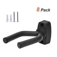 Gun Racks Wall Mount Gun Storage Display Hanger Hook for Rifles, Shotguns, Pistol, Airsoft, Compound Bow and Baseball Bat, 8 Pack