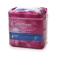 Carefree Body Shape Pantiliners, Scented, Regular, 20 ea 1 Pack