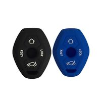 Black and Navy Blue Silicone Rubber Keyless Entry Remote Key Fob Case Skin Cover Protector fit for BMW Z3 Z4 X3 X5