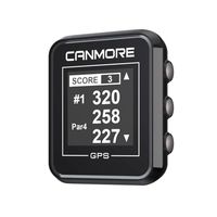 CANMORE H-300 Handheld Golf GPS - Essential Golf Course Data and Score Sheet - Minimalist & User Friendly - 38,000+ Free Courses Worldwide and Growing - 4ATM Waterproof - 1-Year Warranty (Black)