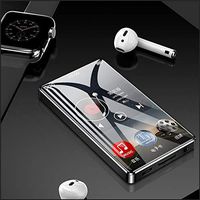 RUIZU D20 Full Touch Screen MP3 Player 8GB Music Player Support FM Radio Recording Video Player E-Book with Built-in Speaker (Black)