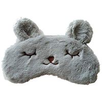 HXINFU Lovely Rabbit Eye Mask For Sleeping Women Travel Eye Mask For Airplane