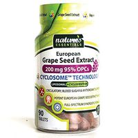 Liposomal Grape Seed Extract | 200mg per Pill | 95% OPC | Maximum Absorption Formula | 3 Month Supply | Non-GMO | Gluten-Free | Vegetarian | Lab Certified | USA