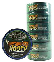 (6)Six Chattahoochee Hooch Herbal Snuff Cans 1.2oz/34g - WINTERGREEN - No Tobacco, No Nicotine