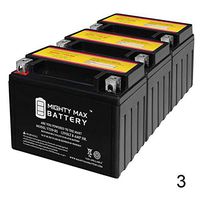 Mighty Max Battery YTX9-BS Battery Replaces Suzuki GSXR 600 650 Honda CBR900R - 3 Pack Brand Product