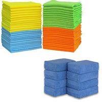 SimpleHouseware Microfiber Cleaning Cloth + Microfiber Ultra-Soft Applicator Foam