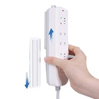 DorAn Self-Adhesive Power Strip Holder Fixator for Wall-Mounted Desktop Socket Fixer Cable Organizer Shelf Stand Holder