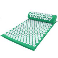 SWDZM Acupressure Mat, Back/Neck Pain Relief,Relieves Stress,Muscle Relaxation,Promote Sleep,Acupoint Physical Massage,Size is (66 42 2) cm,Green