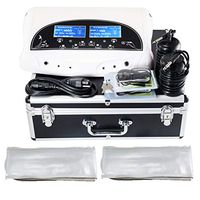 iMeshbean® Ionic Ion Foot Detox Bath Machine Professional Cleanse Negative Hydrogen System for Dual Users with Large LCD and 2 Far Belts and 2 Arrays Best Holiday Gift