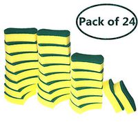 Kitchen Cleaning Sponges,Eco Non-Scratch for Dish,Scrub Sponges(Pack of 24)