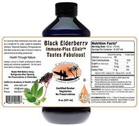 Black Elderberry Immune Plus Elixir 8 oz from CAOH