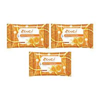 Zuci Deep Pore Cleansing Wipes with Citrus Fruit Extracts (Pack of 3=45 Wipes)
