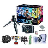 Canon PowerShot G7 X Mark II Video Creator Kit - Bundle with Camera Case, Cleaning Kit, Memory Wallet, Card Reader, Mac Software Package
