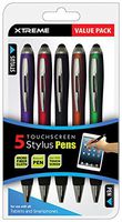 Xtreme Cables 88551 5 Pack Stylus Pen Combo