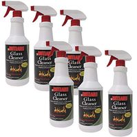Rutland Fireplace Glass and Hearth Cleaner, Pack of 6