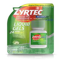 Zyrtec Allergy 10 mg Liquid Gels - 40 ct, Pack of 3