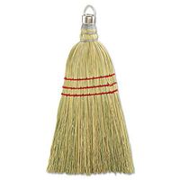 Unisan UNS 951WC 10 Inch Whisk Broom with Metal Cap with Ring and Corn Bristles - Case of 12
