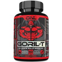 GORIL-T Men's Test Booster (60 Tablets) Boost Energy, Strength, Metabolism, Increase T-Levels - Promotes Healthy Weight Loss - All Natural Male Performance Supplement