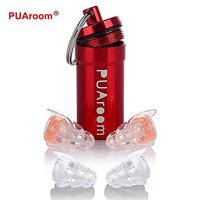 PUAroom High Fidelity Ear Plugs Noise Reduction Hearing Protection Earplugs for Musicians Concerts Motorcycles Travel Studying Working Live Events Noise Sensitivity Conditions and More(Orange)