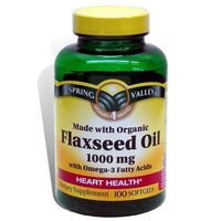 Spring Valley Flaxseed Oil 1000 mg (old and new package are shipped in random)
