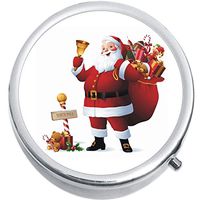 Santa Claus Christmas Gifts Medicine Pill Box