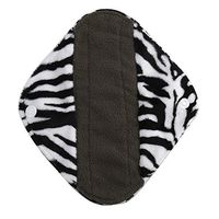 Sanitary Pad, Reusable Pads Menstrual, Sanitary Napkins, Reusable Bamboo Cloth Washable Menstrual Pad Mama Sanitary Towel Pad Overnight Flow Pads (Black, S)